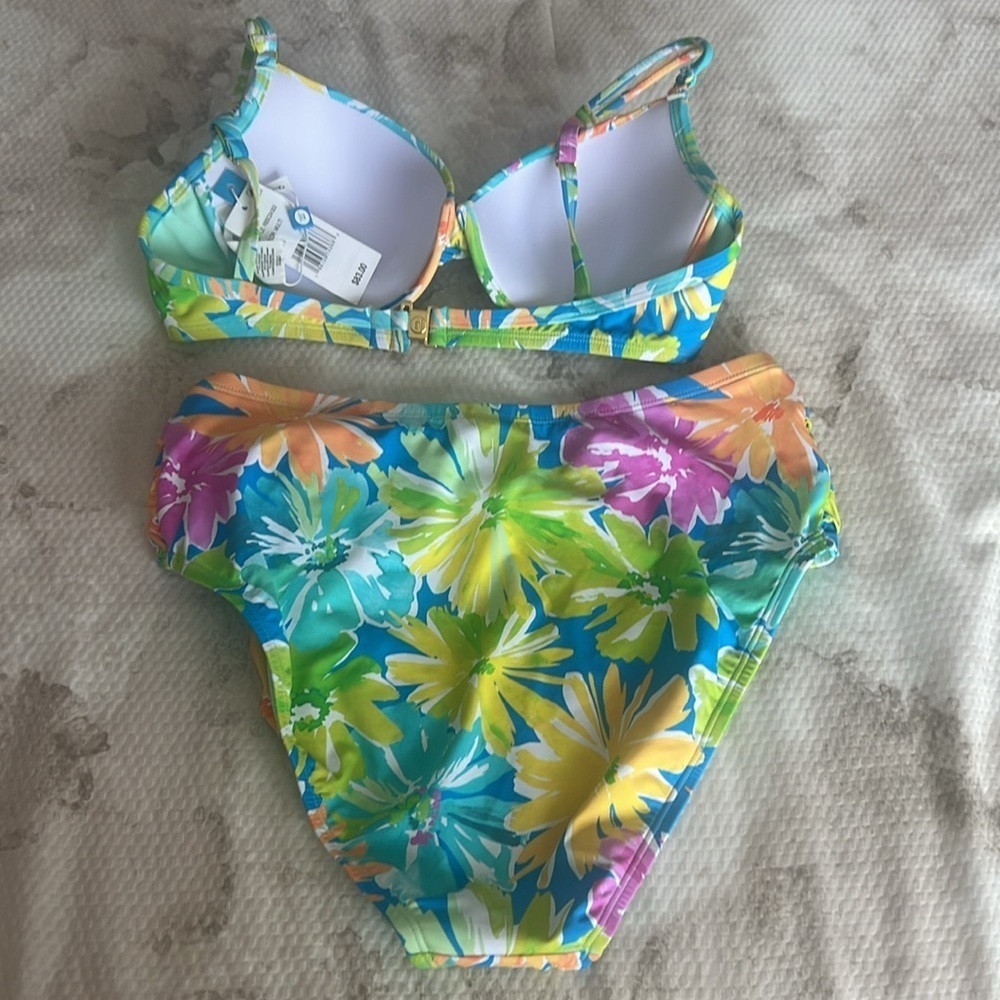 Bleu Rod Beattie Spring It On Bikini Swimsuit Size 8 - Picture 7 of 9